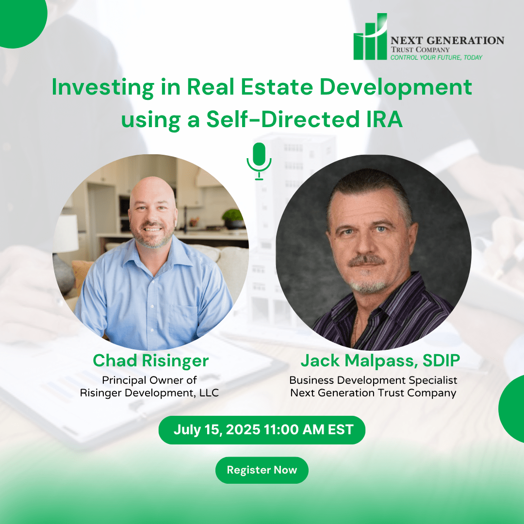 Investing in Real Estate Development using a Self-Directed IRA